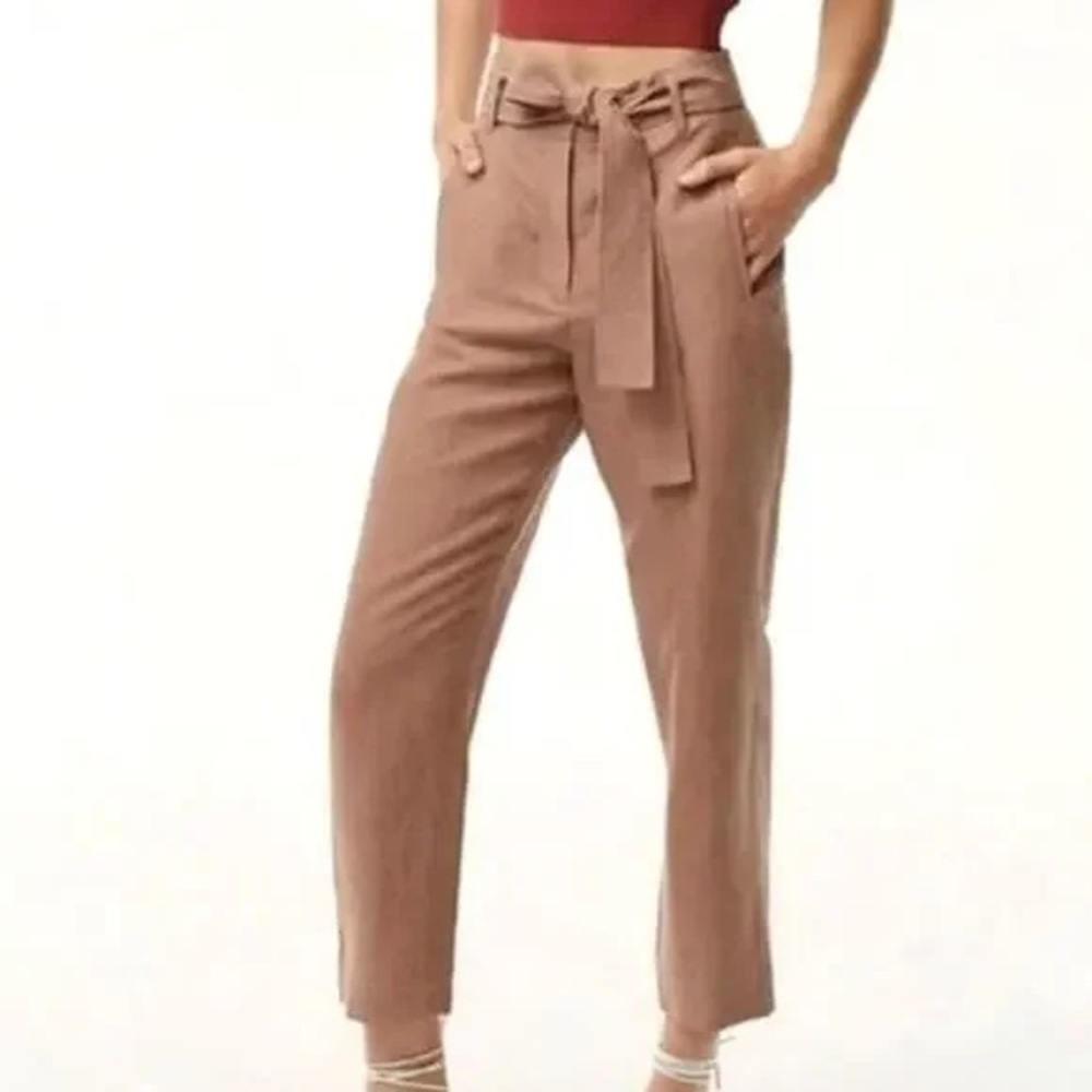 Aritzia Wilfred Linen Blend Jallade Pant